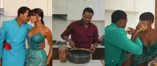 Enioluwa Cooks Jollof Rice For Girlfriend Phina In Romantic Display