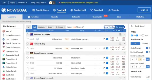 A Modern Platform for Modern Fans: NowGoal