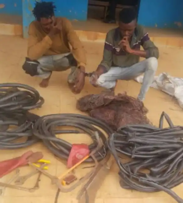 Police Arrest Two For Vandalizing PHCN Cables In Ibadan