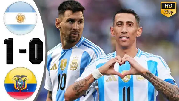 Argentina vs Ecuador 1 - 0 (Friendly 2024 Goals & Highlights)