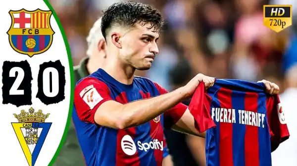 Barcelona vs Cadiz 2 - 0 (Laliga Goals & Highlights)