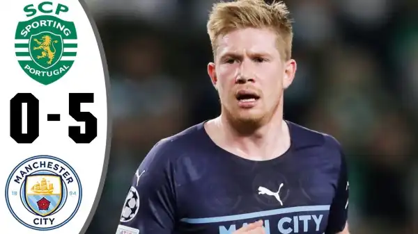 Sporting CP vs Manchester City 0 − 5 (Champions League 2022 Goals & Highlights)