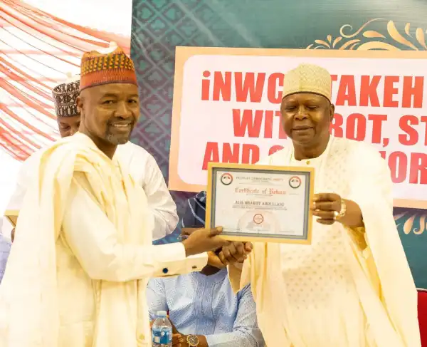 PDP presents certificates of return to guber candidates in Abuja