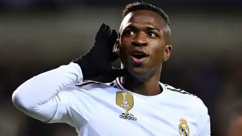 UCL: Your banner motivated me even more – Vinicius fires back at Man City fans