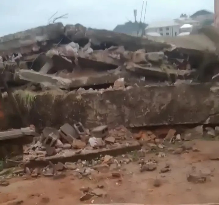 Again, uncompleted three-storey building collapses in Awka