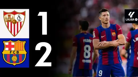 Sevilla vs Barcelona 1 - 2 (Laliga 2024 Goals & Highlights)