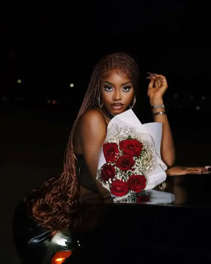 “Where this small girl see money” – Social media users react as Iyabo Ojo’s daughter, Ajoke acquires a GLE Benz (VIDEO)