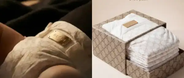 Netizens React As Gucci Unveils Diapers That Cost $490 (N690K)