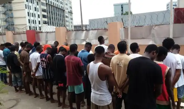 48 Suspected Internet Fraudsters Arrested In Asaba