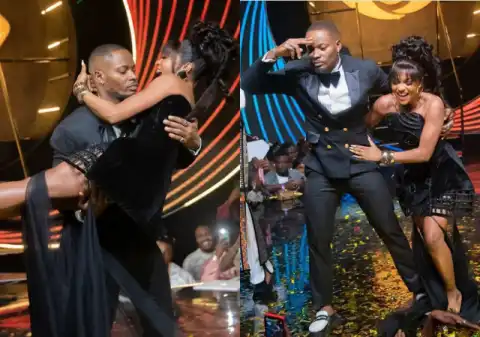 Emotional Video Of Bbnaija S9 Winner Kellyrae & Wife Kassia Joyfully Celebrating Their Victory