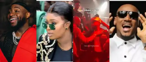 Reactions as Davido seemingly ignores 2baba’s Natasha