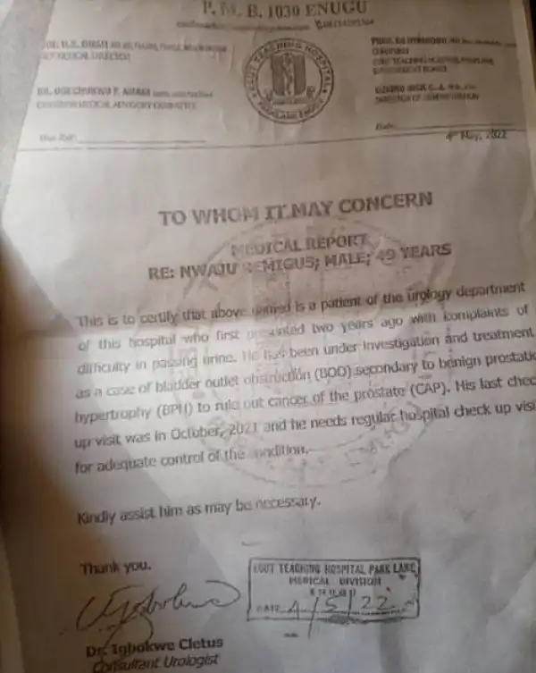 Two Nigerian Lawyers In Trouble For Allegedly Forging Medical Report To Secure Bail For Murder Suspect In Enugu