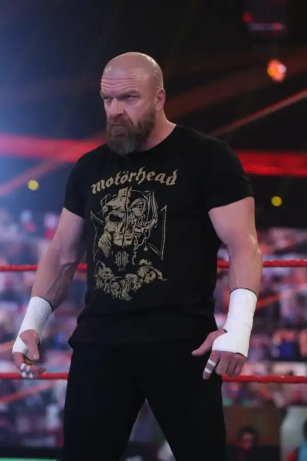 Triple H reveals WWE not real sport, says Brook Lesnar mentoring Oba Femi