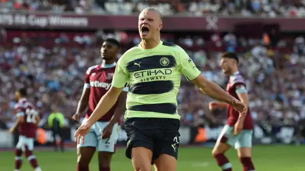 Pep Guardiola jokes Erling Haaland is one of the all-time greats a week after being a flop