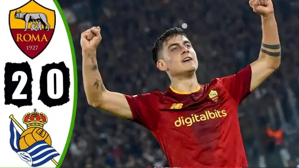 Roma vs Real Sociedad 2 - 0 (Europa League 2023 Goals & Highlights)