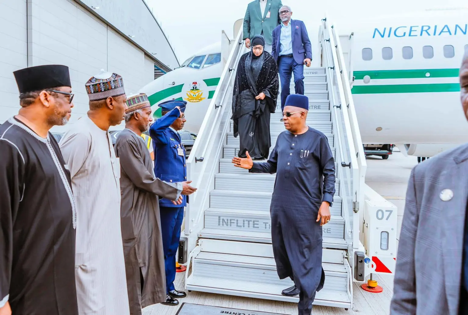 Buhari’s remains await repatriation as Shettima, others arrive London