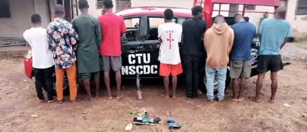 NSCDC Arrests Twelve Suspects For Various Crimes In Ekiti