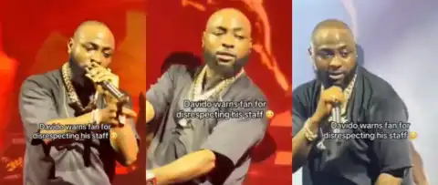 “You’re Not Going to Come to My Show and Disrespect My Staff” – Davido Warns Fan During UK Concert