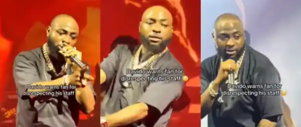 “You’re Not Going to Come to My Show and Disrespect My Staff” – Davido Warns Fan During UK Concert