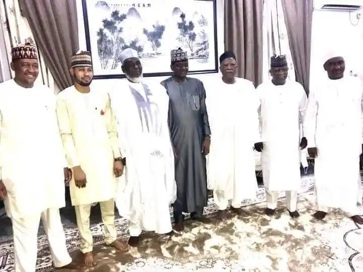 APC Chairman, Sen Adamu Abdullahi Meets Matawalle, Yari