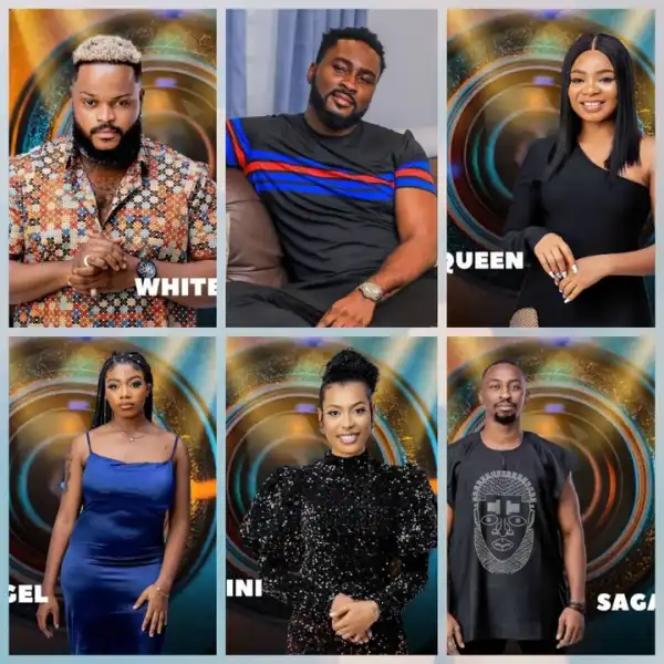 BBNaija: Whitemoney, Pere, Queen, Angel, Nini, Saga Are Up For Eviction
