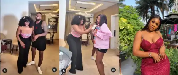 Nons Miraj Pays Visit To Egungun, Wife And Son, Gifts Him $10K