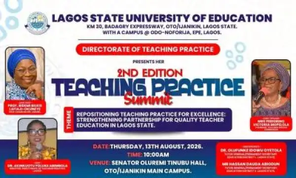 LASUED Schedules Teaching Practice Summit, 2nd Edition