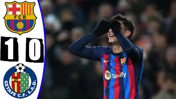 Barcelona vs Getafe 1 - 0 (LaLiga 2023 Goals & Highlights)