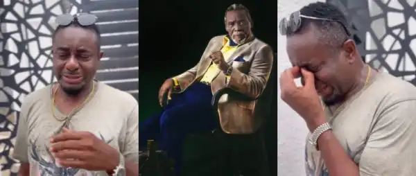 Actor, Emeka Ike Breaks Down In Tears After Hearing Of Olu Jacobs’ Death, Fans Reacts