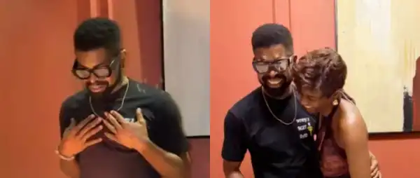Basketmouth Celebrates New Age With Rumoured Girlfriend, Kids And Close Friends