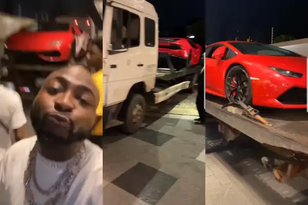 Davido Buys Brand New Lamborghini Huracan (Video+Photos)