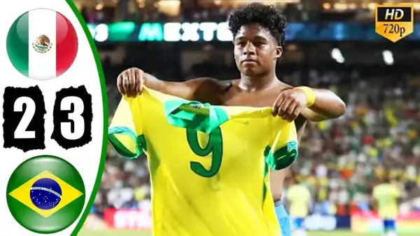 Mexico vs Brazil 2 - 3 (Friendly 2024 Goals & Highlights)