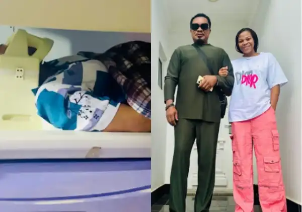 Heartbroken Jerry Amilo, Shares Video Of Daughter’s Final Moments In Hospital