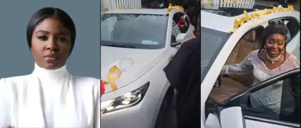 2Baba’s Wife Natasha Surprises Her Mum With New Car, Singer Praises Mother-In-Law