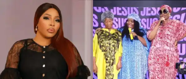 “How She Take Born Am?”- Reactions As Doris Ogala Shows Off Her Pastor Mum’s Singing Talent