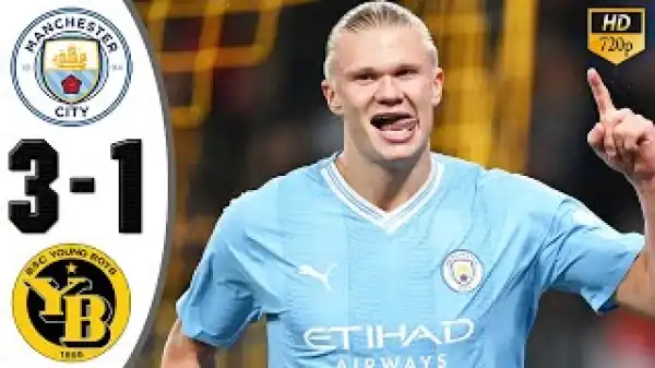 Young Boys vs Manchester City 1 - 3 (Champions League Goals & Highlights)