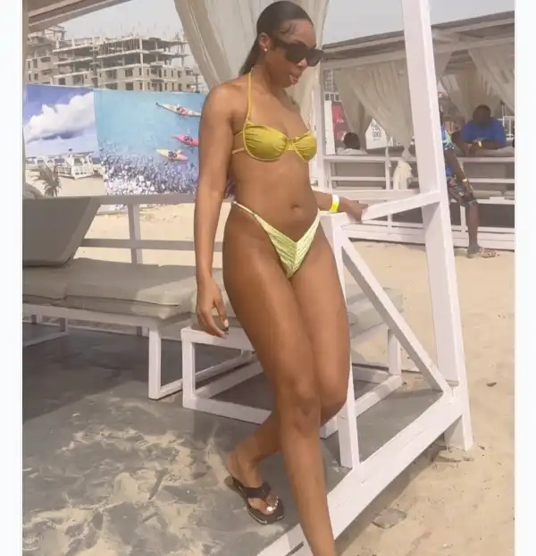 Shyness Always Stopped Me - Media Personality, Maria Okan Says As She Wears Bikini For The First Time In Public (Video)