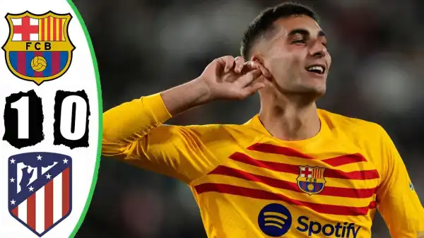 Barcelona vs Atletico Madrid 1 - 0 (Laliga 2023 Goals & Highlights)