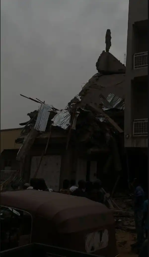 One Killed, Another Injured As 3-storey Building Collapses In Kano