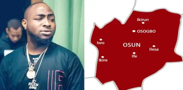 Davido laments over the poor condition of roads in Osun, says ‘everything is still the same’