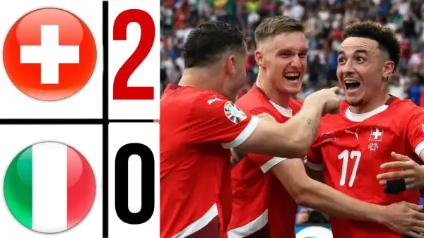 Switzerland vs Italy 2 - 0 (EURO 2024 Goals & Highlights)