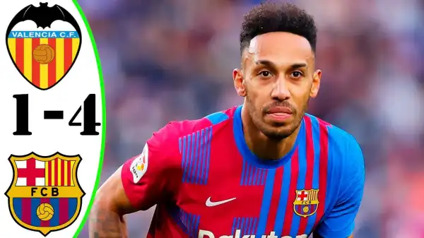 Valencia vs Barcelona 1 − 4 (LaLiga 2022 Goals & Highlights)
