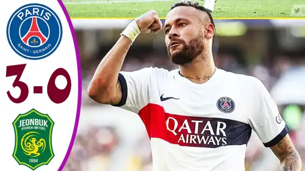PSG vs Jeonbuk 3 - 0 (Pre-season Goals & Highlights)