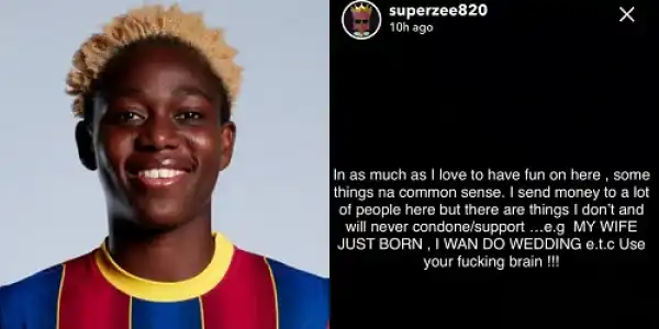 My Wife Just Born, I Wan Do Wedding – Asisat Oshoala Slams People Who Flood Her DMs Asking For Money
