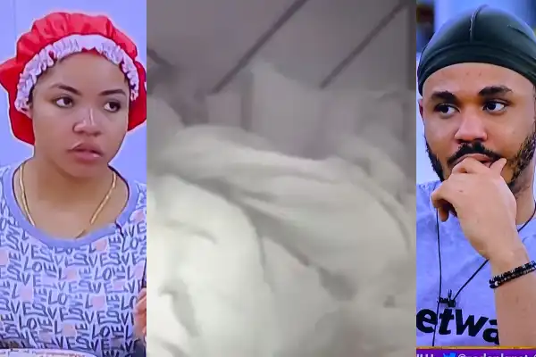 #BBNaija: Watch Ozo Apologize To Nengi For Pecking Dorathy (Video)