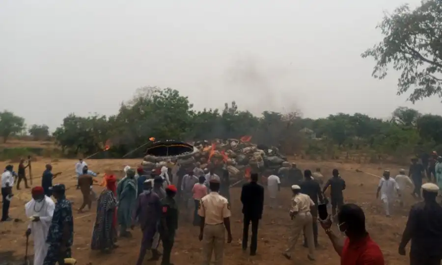 NDLEA destroys 25 tons of illicit drugs in Kogi Waploaded