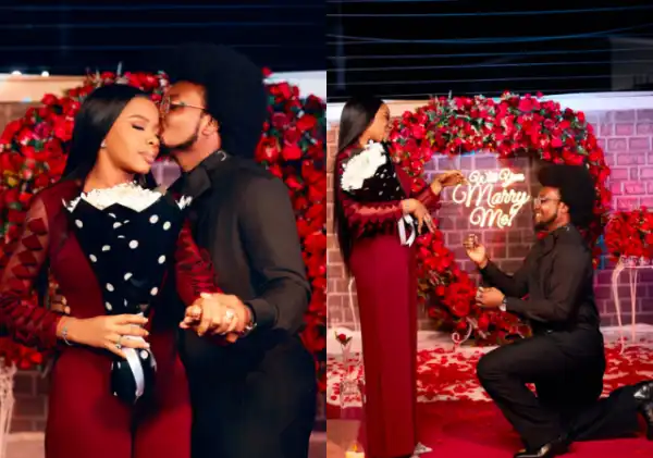 Comedian Deacon Famous Proposes To Ghanaian Girlfriend