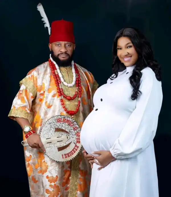 Yul Edochie, wife, Judy welcome third child together