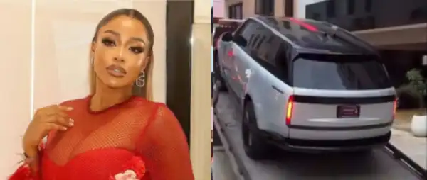 Uche Montana Flaunts Brand-New 2025 Range Rover Amid Nollywood Lifestyle Debate