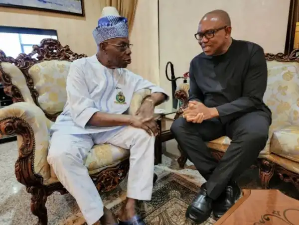 Obasanjo Insists Peter Obi Is Better Than Other Candidates